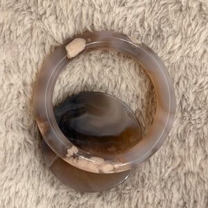 Sakura Agate Bangle Bracelet